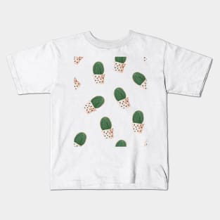 Cacti Heart Print Kids T-Shirt